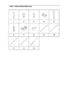 Small Parts parts for Samsung Washer WV60A9900AV/A5-00 from AppliancePartsPros.com