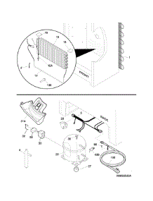 System parts for White Westinghouse Upright Freezer WWFH20F2RCA from AppliancePartsPros.com