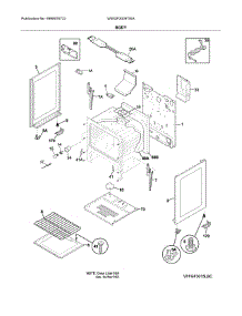 Body parts for White Westinghouse Gas Range WWGF3008TWA from AppliancePartsPros.com