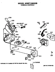 Console parts for Ge Washer WWP1180GGB from AppliancePartsPros.com