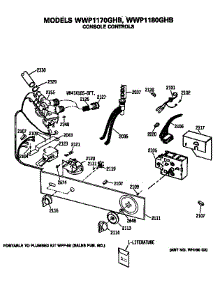 Console Controls parts for Ge Washer WWP1180GHB from AppliancePartsPros.com