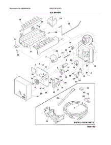 Ice Maker parts for White Westinghouse Side-By-Side Refrigerator WWSS2614SP0 from AppliancePartsPros.com