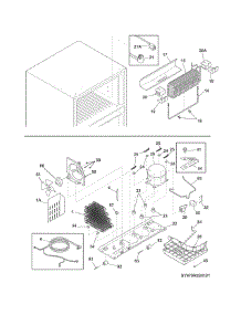 System parts for White Westinghouse Top-Mount Refrigerator WWTR1811QW1 from AppliancePartsPros.com