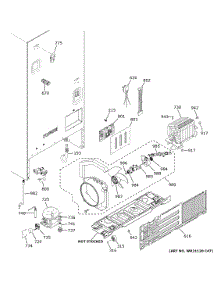 Machine Compartment parts for Ge Bottom-Mount Refrigerator XFE26JSMNFSS from AppliancePartsPros.com