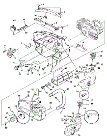 Figure 1 parts for Homelite Gas Chainsaw XL-35229 from AppliancePartsPros.com
