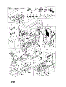 Cover / Accessories Parts (1) parts for Singer Electronic Sewing Machine XL-6000 from AppliancePartsPros.com