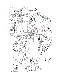 Delivery Components parts for Singer Electronic Sewing Machine XL-6000 from AppliancePartsPros.com