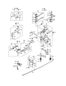 Gear Cover / Thread Trimmer parts for Singer Electronic Sewing Machine XL-6000 from AppliancePartsPros.com
