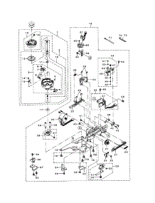Hook / Bobbin Thread Supply parts for Singer Electronic Sewing Machine XL-6000 from AppliancePartsPros.com