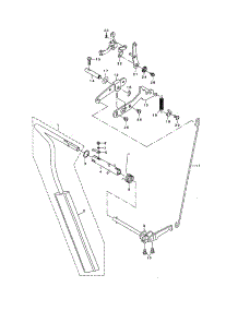 Knee Lifter parts for Singer Electronic Sewing Machine XL-6000 from AppliancePartsPros.com