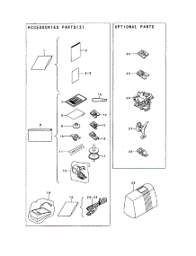 Accessories / Optional Parts parts for Singer Electronic Sewing Machine XL-6000 from AppliancePartsPros.com