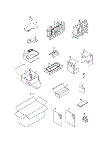 Packing Material parts for Singer Electronic Sewing Machine XL-6000 from AppliancePartsPros.com