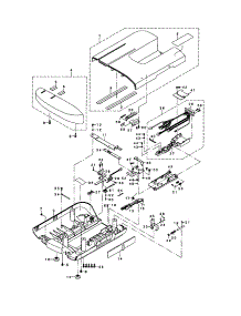 Top & Bottom Cover parts for Singer Electronic Sewing Machine XL-6000 from AppliancePartsPros.com