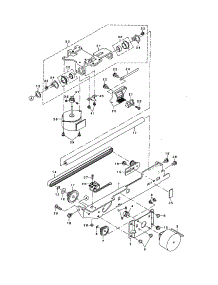 X Axis Drive parts for Singer Electronic Sewing Machine XL-6000 from AppliancePartsPros.com