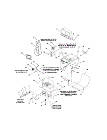 Engine / Frame parts for Snapper Gas Snowblower XL1738E (1695358) from AppliancePartsPros.com