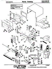 (80 / 50.000) (80 / 50.001) parts for Amana Microwave XLC-20.000 from AppliancePartsPros.com