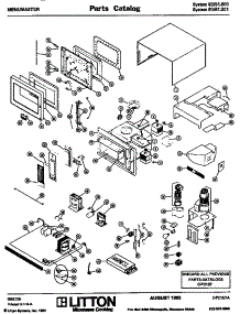 (80 / 51.000) (80 / 51.001) parts for Amana Microwave XLC-20.000 from AppliancePartsPros.com