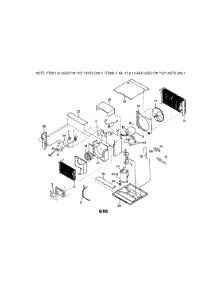 Chassis parts for Friedrich Room Air Conditioner XQ06J10A-A from AppliancePartsPros.com