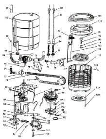 Drum / Motor Assy parts for  Washer XQBM40-F from AppliancePartsPros.com