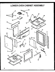 Lower Oven Cabinet Assembly (Fdu1862ww / P1131909) (Fdu1862b / P1131908) parts for Modern Maid Electric Range XST2092W/P1100203 from AppliancePartsPros.com