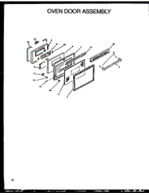 Oven Door Assembly (Phu186nb / P1131810n) (Phu186nww / P1131811n) parts for Modern Maid Gas Range XST329/P1132274N from AppliancePartsPros.com