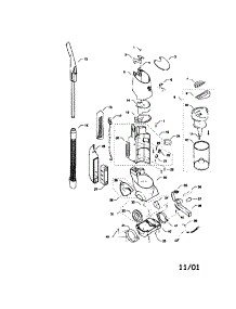Motor / Hose / Case parts for Iona Upright Vacuum XT1500 from AppliancePartsPros.com