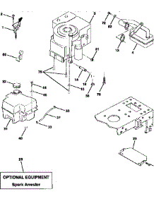 Engine parts for Yard Pro Front-Engine Lawn Tractor Y14542A from AppliancePartsPros.com