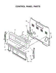 Control Panel Parts parts for Amana Electric Range YACR4303MFS2 from AppliancePartsPros.com