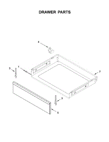 Drawer Parts parts for Amana Electric Range YACR4303MFS2 from AppliancePartsPros.com