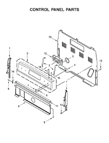Control Panel Parts parts for Amana Electric Range YACR4303MFS3 from AppliancePartsPros.com