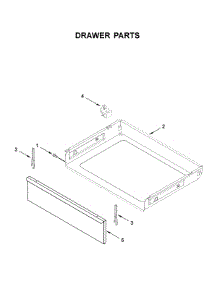 Drawer Parts parts for Amana Electric Range YACR4303MFS4 from AppliancePartsPros.com