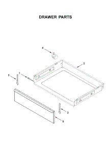 Drawer Parts parts for Amana Electric Range YACR4303MFS5 from AppliancePartsPros.com