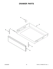 Drawer Parts parts for Amana Electric Range YACR4303MFS8 from AppliancePartsPros.com