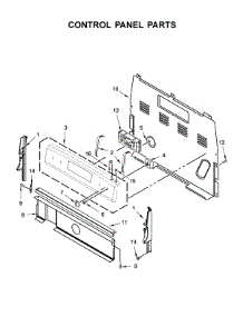 Control Panel Parts parts for Amana Electric Range YACR4303MFW3 from AppliancePartsPros.com