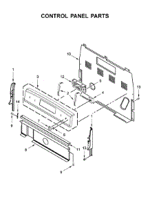 Control Panel Parts parts for Amana Electric Range YACR4303MFW4 from AppliancePartsPros.com