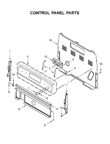 Control Panel Parts parts for Amana Electric Range YACR4303MFW5 from AppliancePartsPros.com