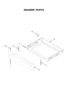 Drawer Parts parts for Amana Electric Range YACR4303MFW5 from AppliancePartsPros.com