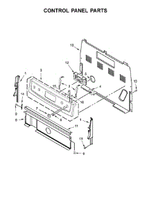 Control Panel Parts parts for Amana Electric Range YACR4503SFS1 from AppliancePartsPros.com