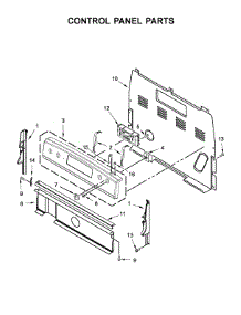Control Panel Parts parts for Amana Electric Range YACR4503SFS2 from AppliancePartsPros.com