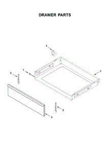 Drawer Parts parts for Amana Electric Range YACR4503SFS2 from AppliancePartsPros.com