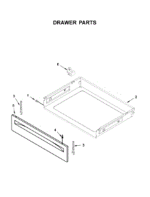 Drawer Parts parts for Amana Electric Range YACR4503SFW2 from AppliancePartsPros.com