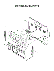 Control Panel Parts parts for Amana Electric Range YAER6603SFW2 from AppliancePartsPros.com