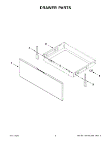 Drawer Parts parts for Amana Electric Range YAES6603SFS3 from AppliancePartsPros.com