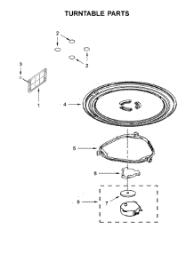 Turntable Parts parts for Amana Microwave/Hood Combo YAMV1160VAS7 from AppliancePartsPros.com