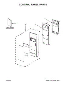 Control Panel Parts parts for Amana Microwave/Hood Combo YAMV1160VAW7 from AppliancePartsPros.com