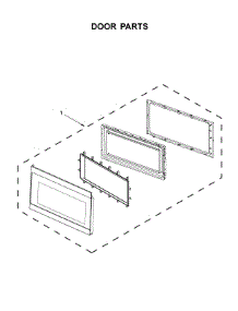 Door Parts parts for Amana Microwave/Hood Combo YAMV2307PFS1 from AppliancePartsPros.com
