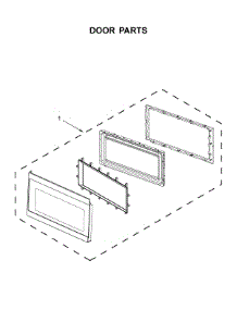 Door Parts parts for Amana Microwave/Hood Combo YAMV2307PFS2 from AppliancePartsPros.com