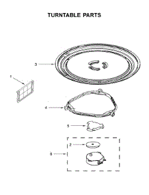 Turntable Parts parts for Amana Microwave/Hood Combo YAMV2307PFS2 from AppliancePartsPros.com