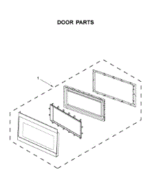 Door Parts parts for Amana Microwave/Hood Combo YAMV2307PFS3 from AppliancePartsPros.com
