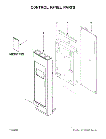 Control Panel Parts parts for Amana Microwave/Hood Combo YAMV2307PFW09 from AppliancePartsPros.com